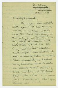 Letter from Helen Calder Robertson to her family,     October 8, 1915