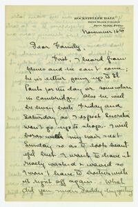 Letter from Helen Calder Robertson to her family,     November 16, 1915