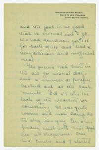 Letter from Helen Calder Robertson to her family,     undated