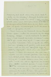 Letter from Helen Calder Robertson to her family, April     5, 1914