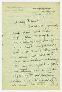 Letter from Helen Calder Robertson to her family, May 2,     1916