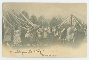 The May Pole dance, 1906