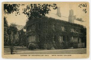 Corner of Rockefeller Hall, Bryn Mawr College