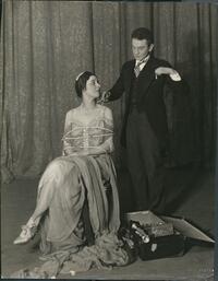 Garrick gaieties : an unidentified actress and Romney Brent