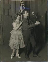 Garrick gaieties : an unidentified actress and actor