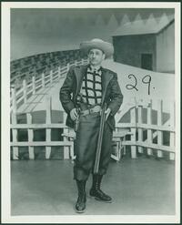 Oklahoma! : character portrait of Ralph Riggs as Andrew Carnes