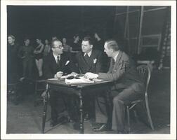 Oscar Hammerstein II and Richard Rodgers with Rouben Mamoulian