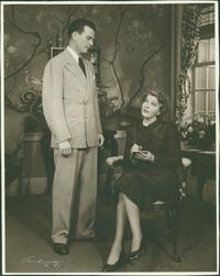 The fatal weakness : John larson as Vernon Hassett and Ina Claire as Mrs. Paul Espenshade