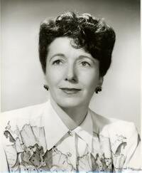 Publicity portrait of Winifred Gail, head and shoulders