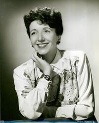 Publicity portrait of Winifred Gail, head and upper torso