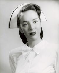 character portrait of Lisa Kirk as Emily in Allegro