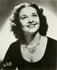 Publicity portrait of Christine Johnson for Carousel