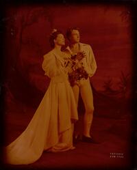 As You Like It : Katharine Hepburn as Rosalind and William Prince as Orlando, in wedding clothes