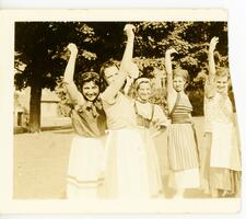 Students dancing the Italian Tarantella