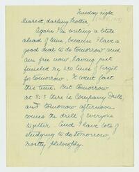 Letter from Nathalie Gookin to her mother, October 08,     1918