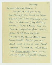 Letter from Nathalie Gookin to her mother, October 21,     1918