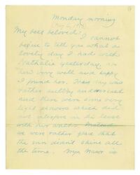 Letter from Frederick Gookin to his wife, May 06,     1918