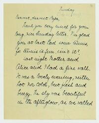 Letter from Nathalie Gookin to her father, May 21,     1918