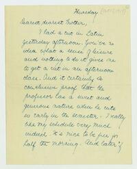 Letter from Nathalie Gookin to her mother, October 17,     1918