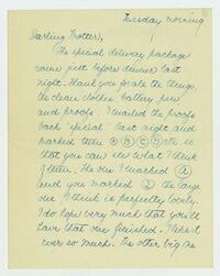 Letter from Nathalie Gookin to her mother, October 08,     1918