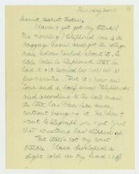Letter from Nathalie Gookin to her mother, October 03,     1918