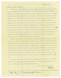 Letter from Nathalie Gookin to her mother, April 02,     1919