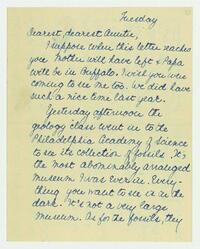 Letter from Nathalie Gookin to her aunt, May 14,     1919