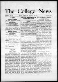 College news, October 22, 1914