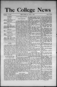 College news, May 6, 1915