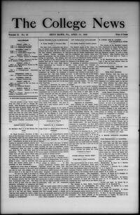 College news, April 13, 1916