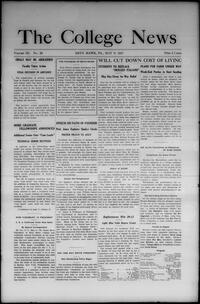 College news, May 9, 1917