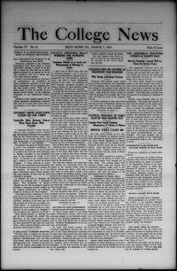 College news, March 7, 1918