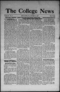 College news, October 10, 1917
