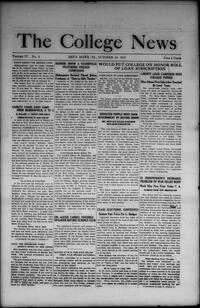 College news, October 24, 1917