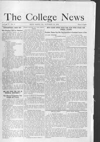 College news, October 10, 1918
