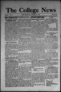 College news, October 17, 1918