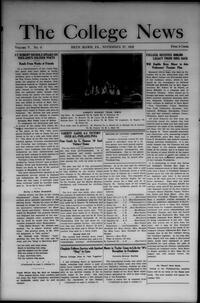 College news, November 27, 1918