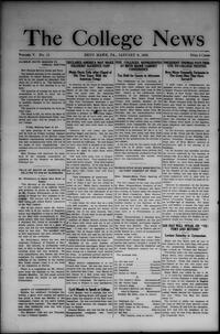 College news, January 9, 1919