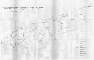 The Wissahickon Schist At Philadelphia Showing Areal Geology, Metamorphic Zones and Numbered Localities