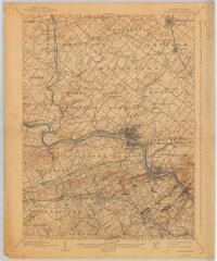 Pennsylvania Norristown 15 Minute Quadrangle, Sample Location Map