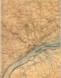 Sample Location Map, Delaware River Area