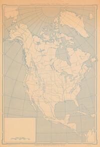 North America. Map.