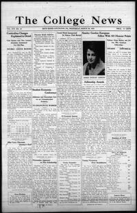 College news, March 26, 1930