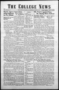 College news, March 26, 1941