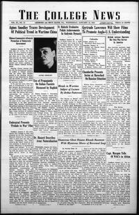 College news, January 12, 1944