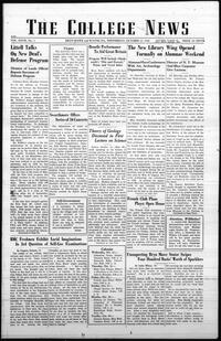College news, October 23, 1940