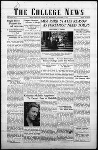 College news, October 11, 1939