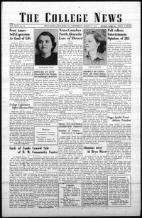 College news, March 27, 1940