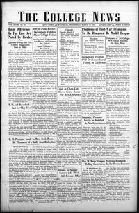 College news, March 18, 1942