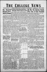 College news, October 31, 1945